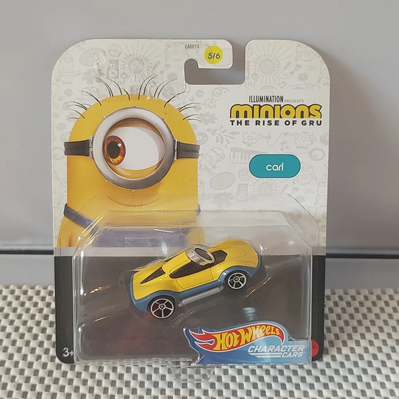 Hot Wheels Minions The Rise of Gru Character Cars Carl #5 - Picture 1 of 2